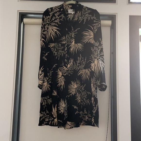 Bash size small Black and Tan flowered dress. - Picture 4 of 4